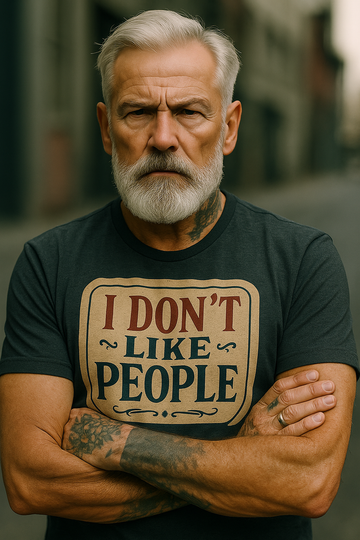 I Don’t Like People" Tee – For Those Who’d Rather Be Left Alone